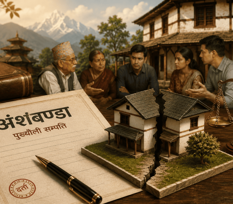 नेपालमा सम्पत्तिको अंशबण्डा